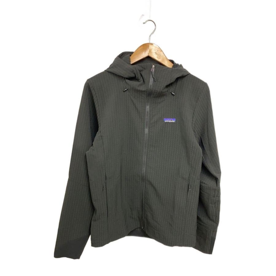 patagonia◇23AW/R1テックフェイスフーディー/S/ポリエステル/BLK 