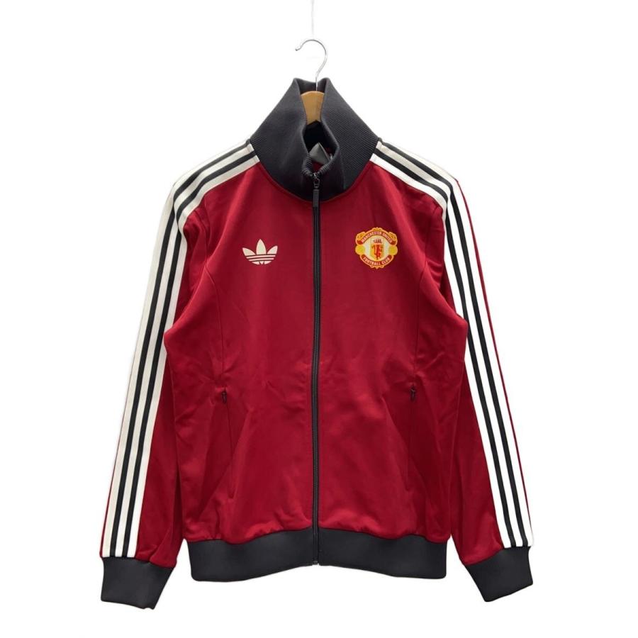 adidas◇マンチェスターユナイテッド/ジャージ/L/コットン/RED/IY0055