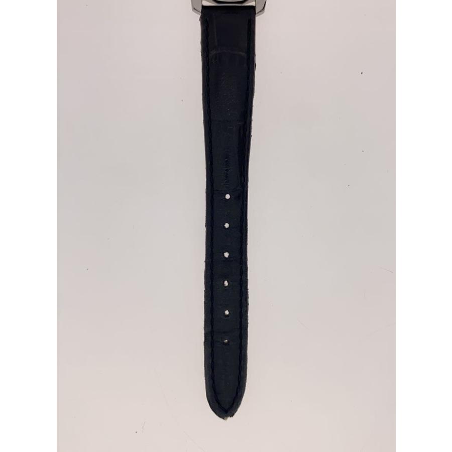 FENDI◇クォーツ腕時計/アナログ/レザー/SLV/BLK/210L// : セカンド
