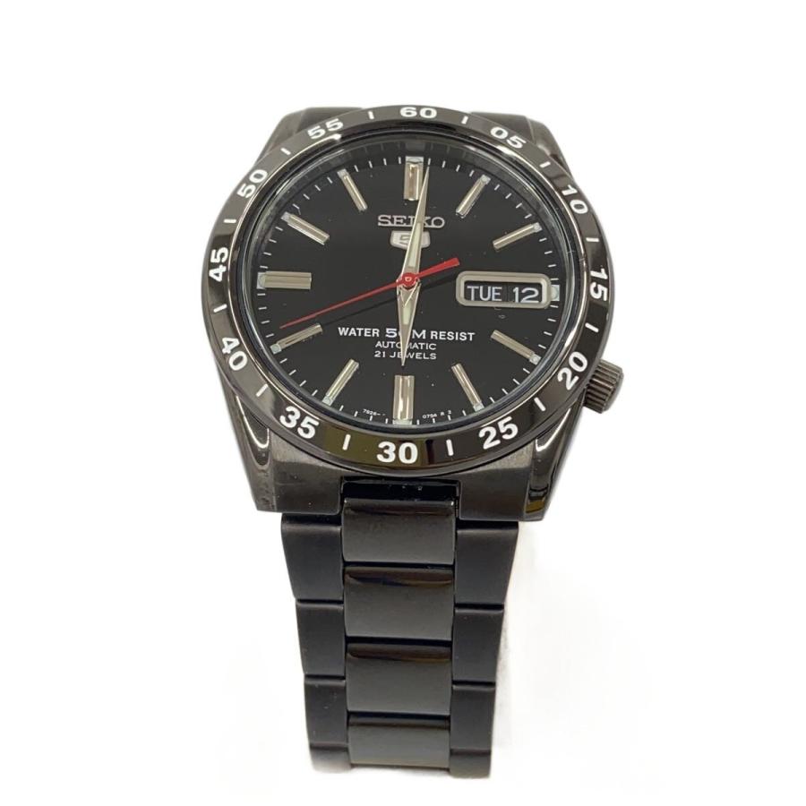 SEIKO 5 自動巻き時計 本体 ブラック文字　7S26-02T0 SEIKO◇自動巻腕時計/アナログ/ステンレス/BLK/BLK/7s26-02t0