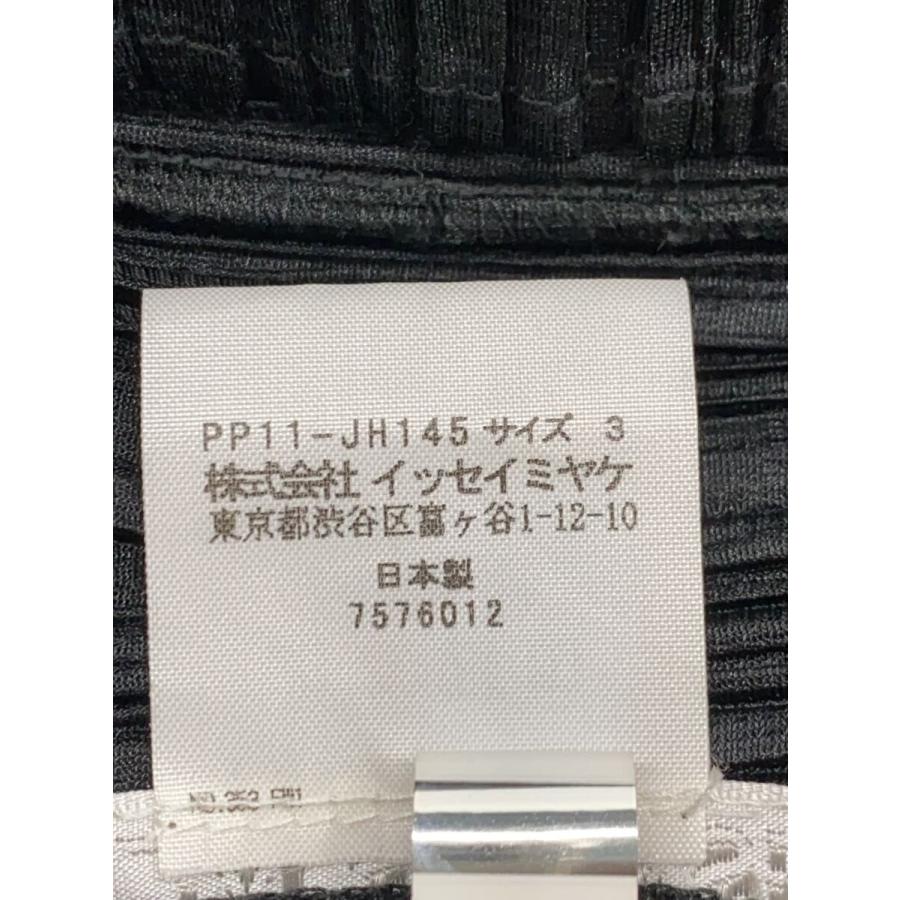 PLEATS PLEASE ISSEY MIYAKE◇長袖ワンピース/3/ポリエステル