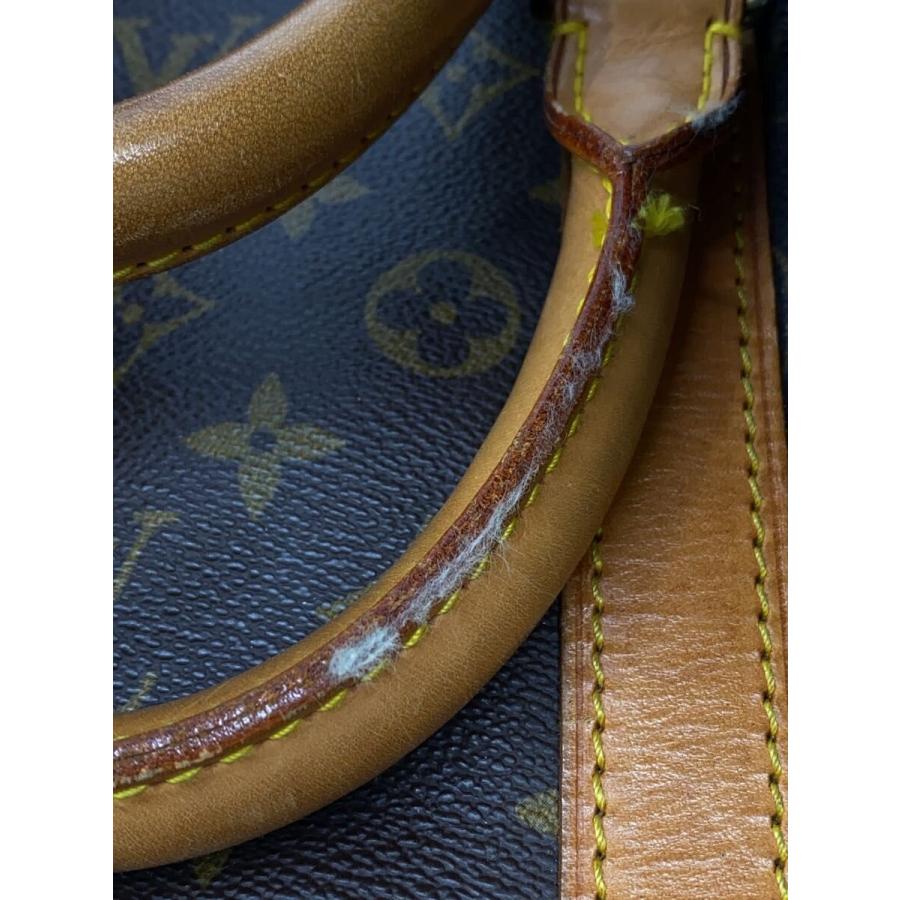 LOUIS VUITTON◇キーポル55_モノグラム・キャンバス/PVC/BRW LOUIS