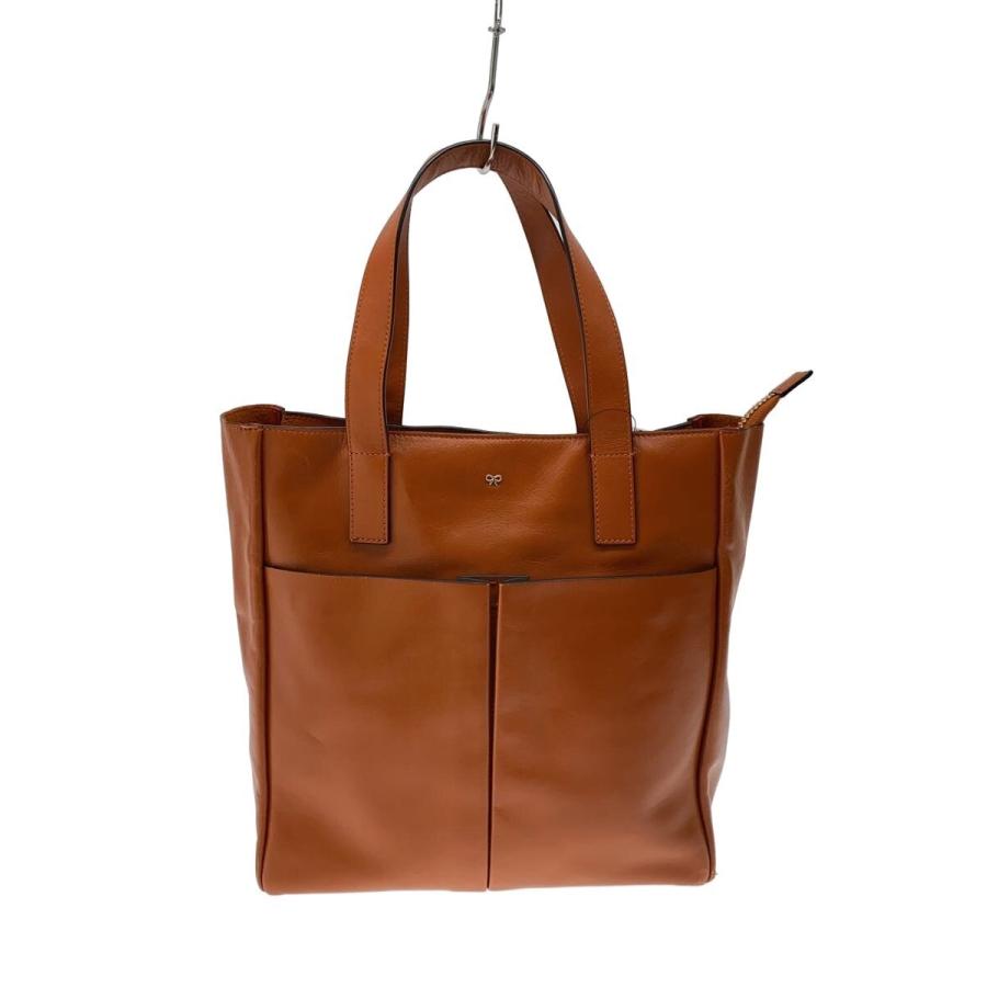 ANYA HINDMARCH◇トートバッグ/レザー/BRW : セカンドストリートYahoo