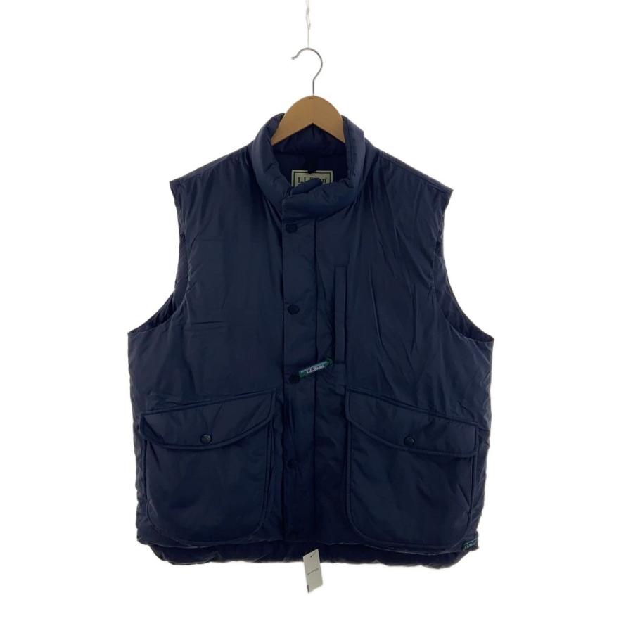 L.L.Bean◇ダウンベスト/L/ナイロン/NVY/4575-8050// : セカンド