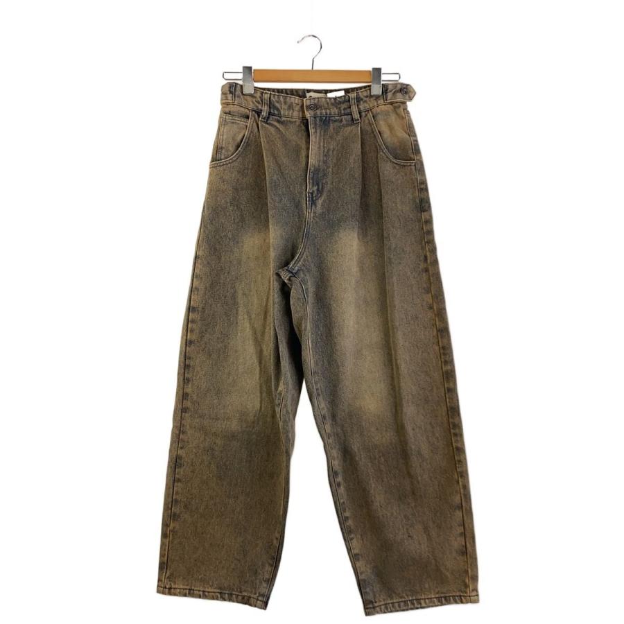 9090◇Heisei Logo Wide Tuck Denim Pants/ボトム/S/コットン/IDG 