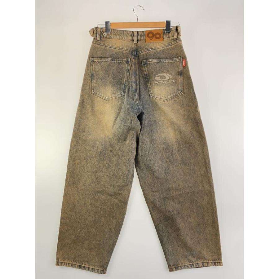 9090◇Heisei Logo Wide Tuck Denim Pants/ボトム/S/コットン/IDG 