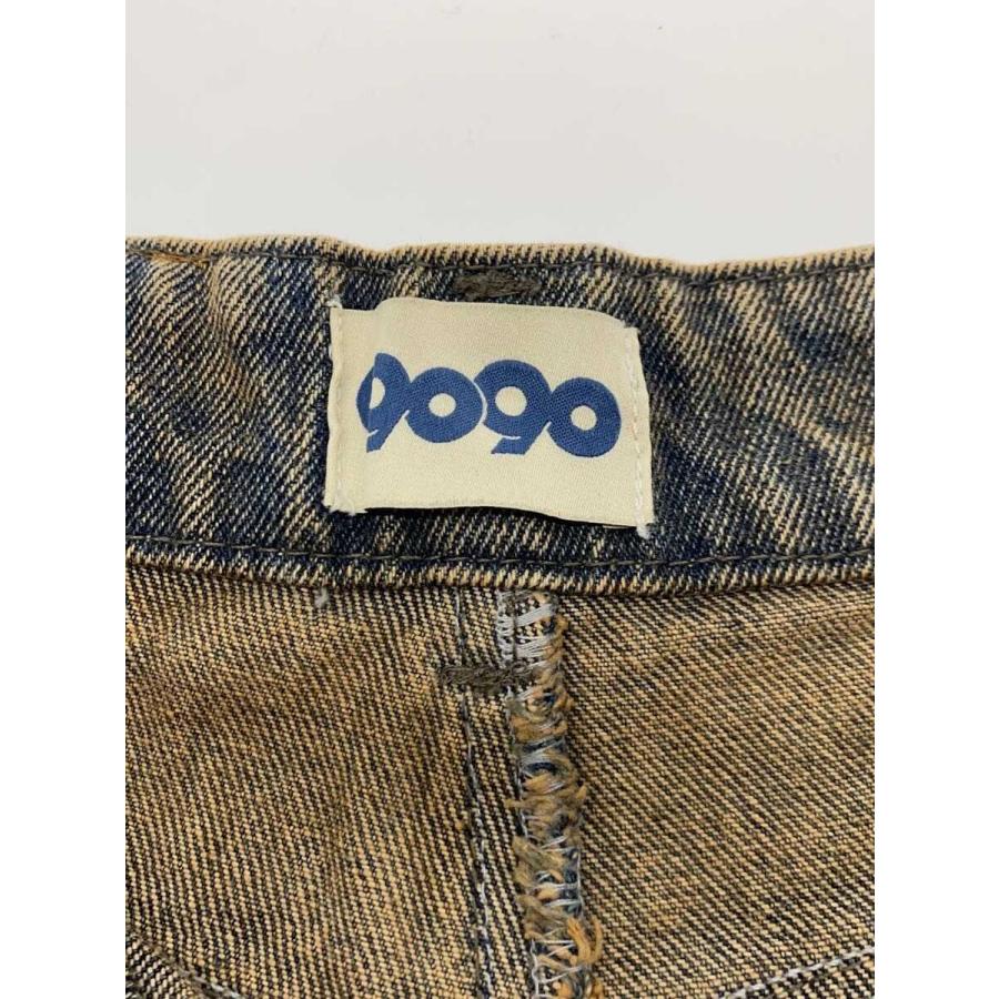 9090◇Heisei Logo Wide Tuck Denim Pants/ボトム/S/コットン/IDG 