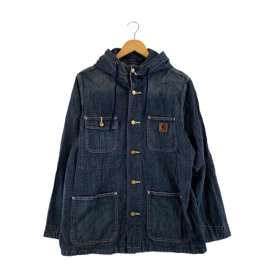 Carhartt◇ジャケット/L/コットン/IDG/無地/00208-0092/カバーオール