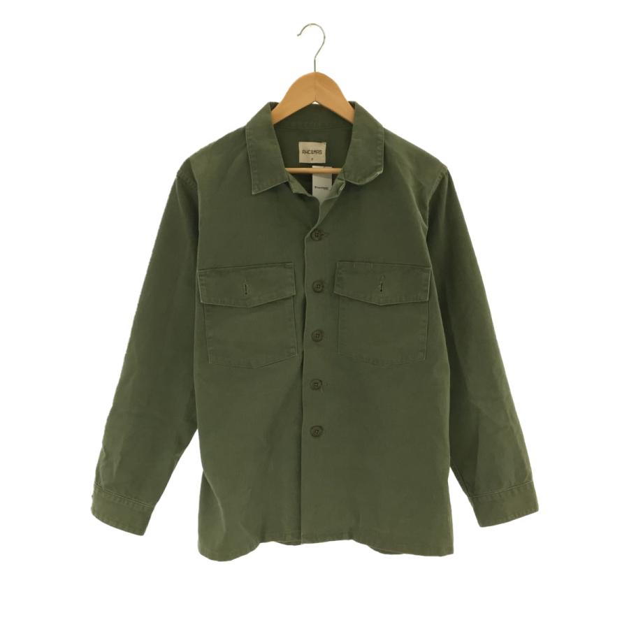 RHC Ron Herman◇ミリタリージャケット/S/コットン/KHK/無地