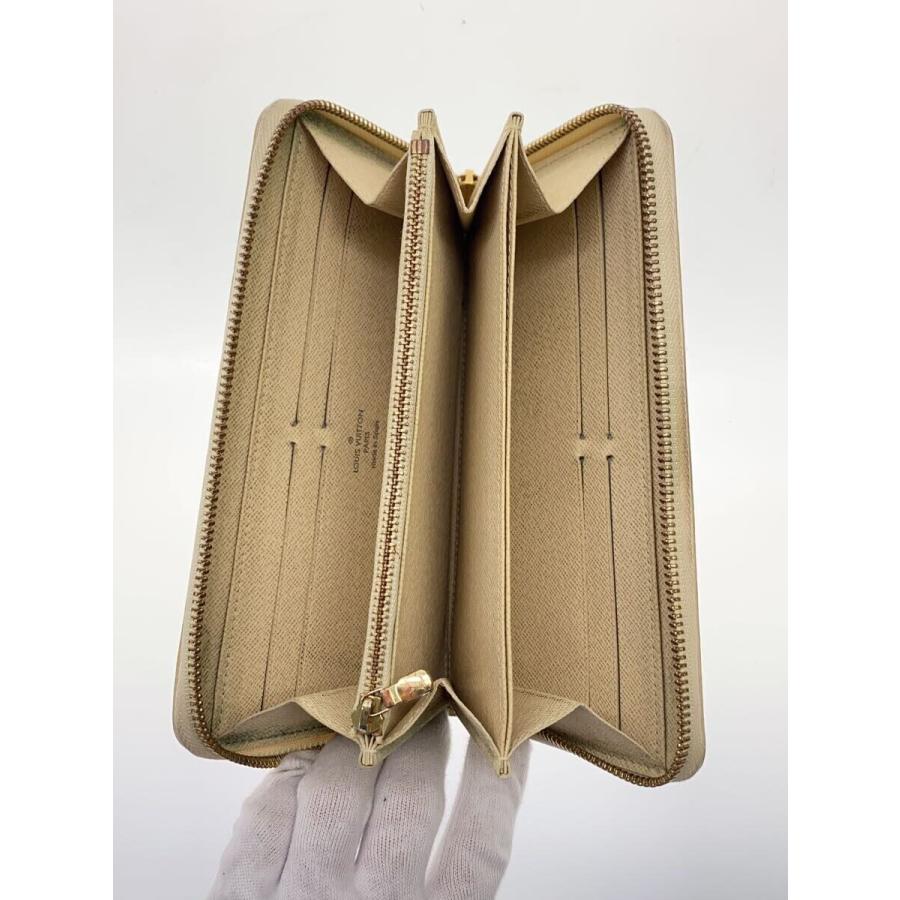 LOUIS VUITTON◇ジッピー・ウォレット_ダミエ・アズール_WHT/PVC LOUIS VUITTON◇ジッピー・ウォレット_ダミエ・アズール_WHT/PVC