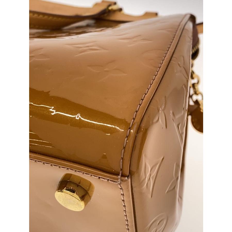 LOUIS VUITTON◇ブレアMM_モノグラム・ヴェルニ/エナメル/YLW