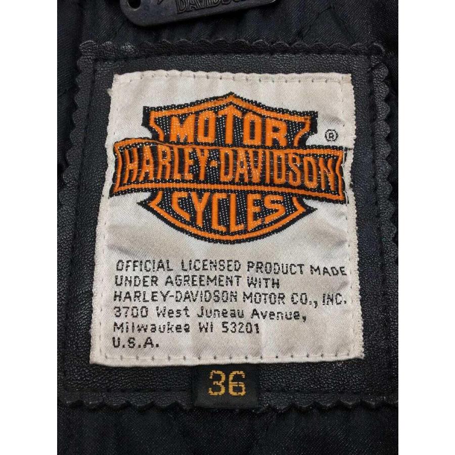 HARLEY DAVIDSON◆シングルライダースジャケット/36/レザージャケット/ブラック/スクリーミングイーグルクラブ｜ssol-shopping｜03