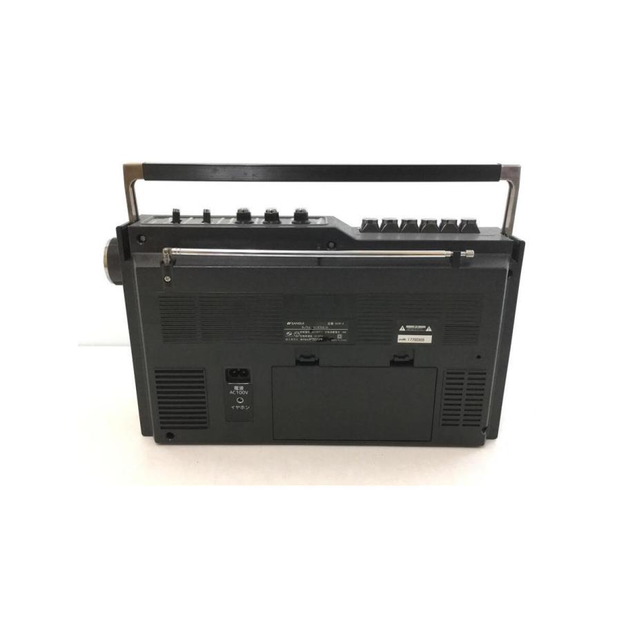 SANSUI サンスイ モノラルラジカセ SCR-3 レトロ SANSUI◇モノラルラジカセ/オーディオ機器/黒物家電/SCR-3