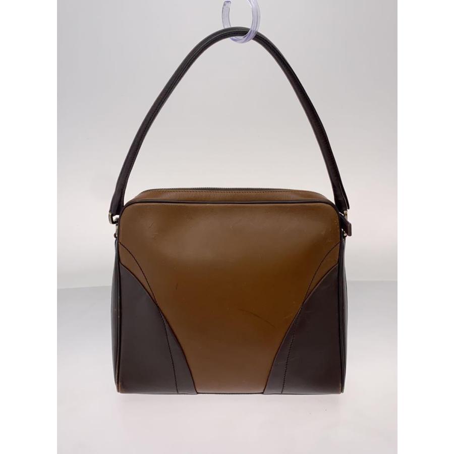PRADA ブラウン レザートートバッグ PRADA ブラウンレザートートバッグ