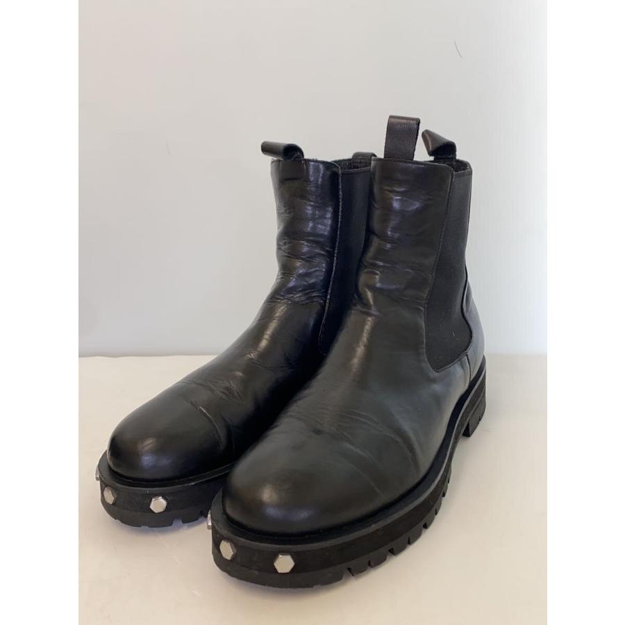 ouat ブラック スエード モカシンブーツサイズ42 厚底 スエード レースアップブーツ XZ2058【MASONPRINCE