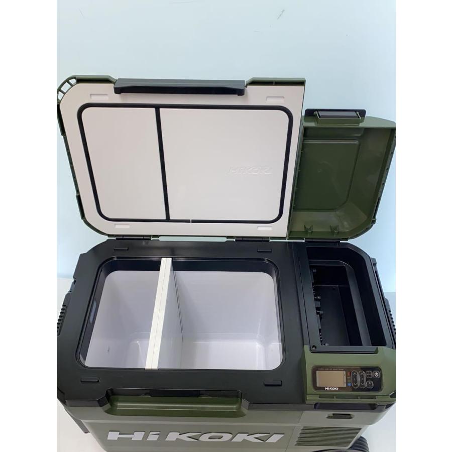 【美品】 HiKOKI 保冷庫 冷蔵庫 UL18DB コードレス 保冷庫 緑 HiKOKI◇コードレス冷温庫/UL18DB/キャンプ・アウトドア用品