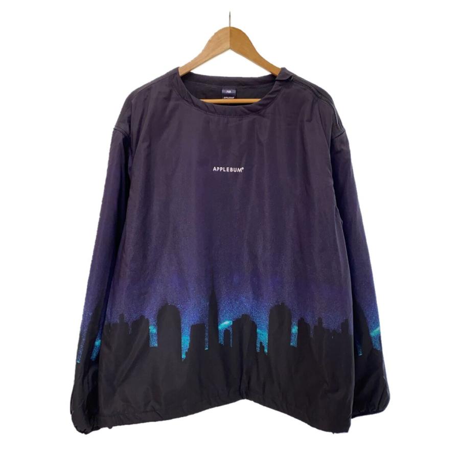 APPLEBUM◇NAS/QUEENS CREW NECK PULLOVER/L/ネイビー/総柄 : セカンド