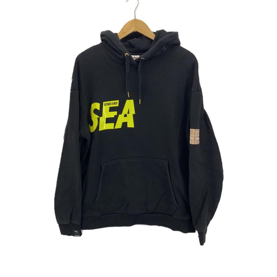 WIND AND SEA◇PUMA/HOODY/フーディー/プルオーバーパーカー/L 