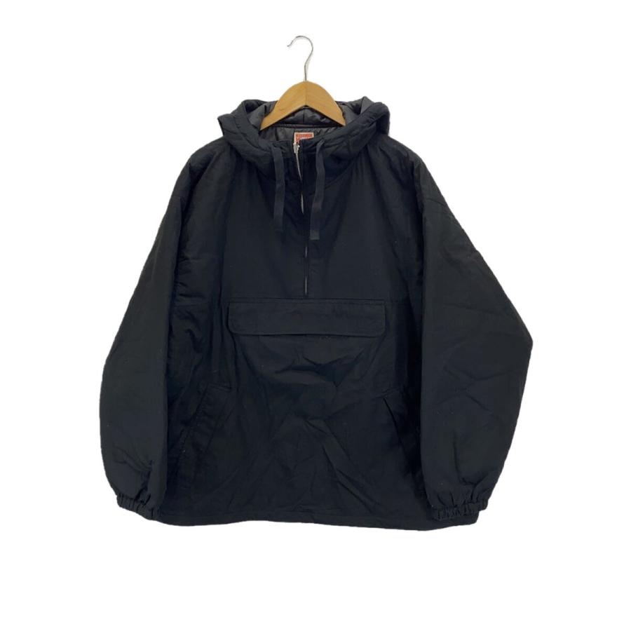HINSON◇中綿アノラックパーカー/アノラックジャケット/M/ブラック
