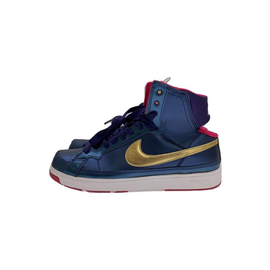 NIKE◇AIR TROUPE MID/324922-571/24.5cm/ネイビー/エアトゥループ