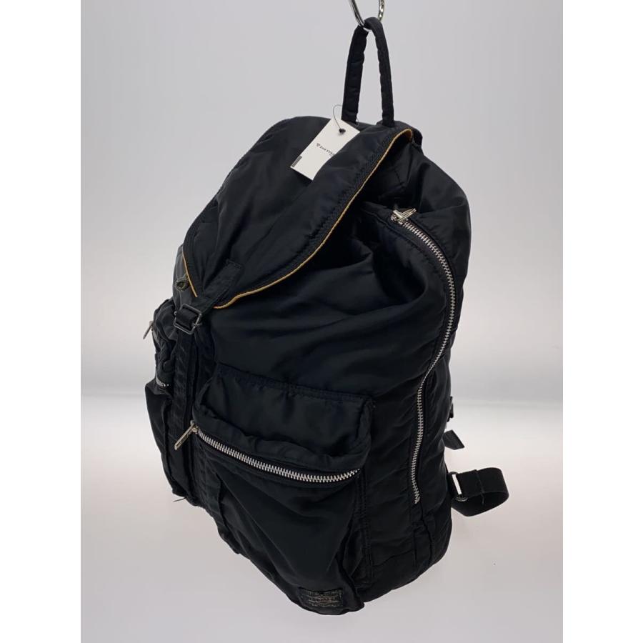 PORTER◇TANKER BACKPACK/リュック/ナイロン/ブラック/無地 : セカンド