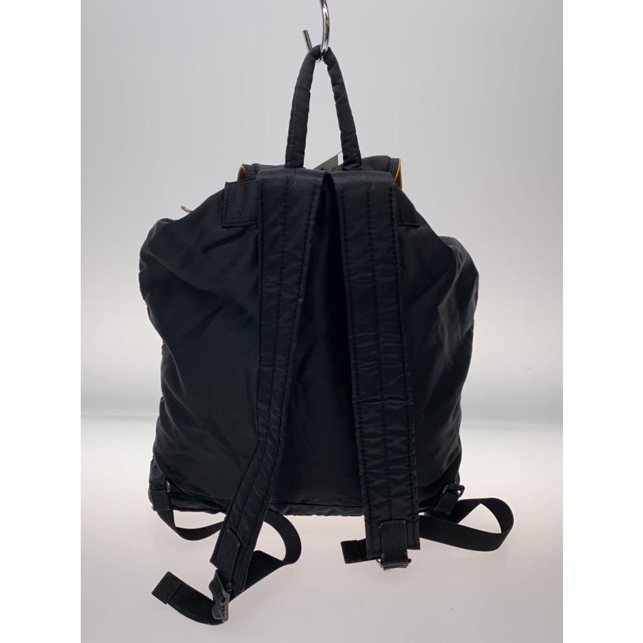 PORTER◇TANKER BACKPACK/リュック/ナイロン/ブラック/無地 : セカンド