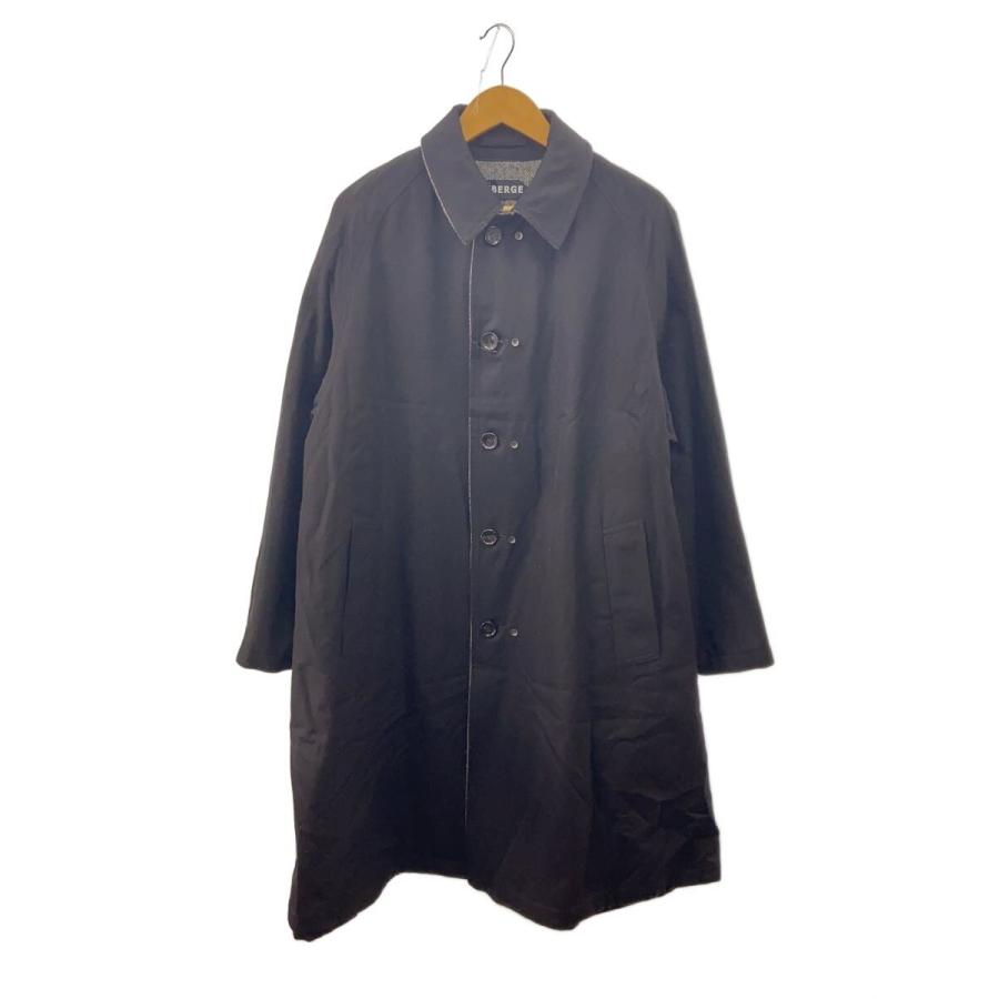 AUBERGE◇EMARY/リバーシブルステンカラーコート/42/--/ブラック/無地