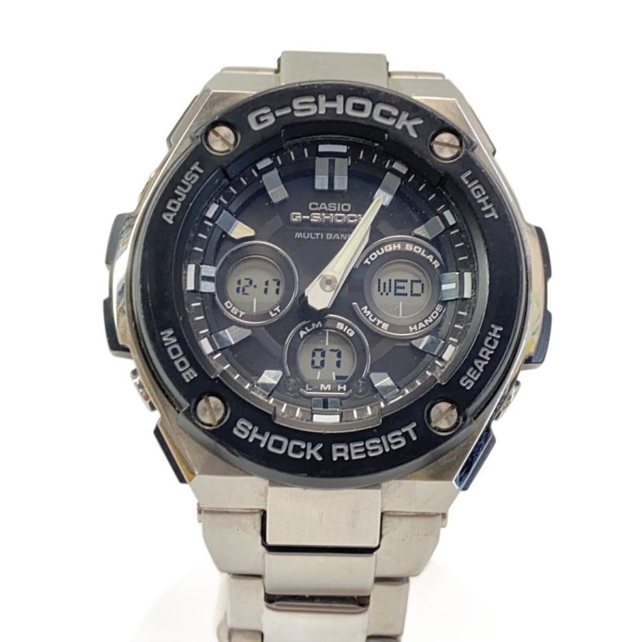 CASIO◇ソーラー腕時計・G-SHOCK/Mid Size Series G-STEEL/デジアナ