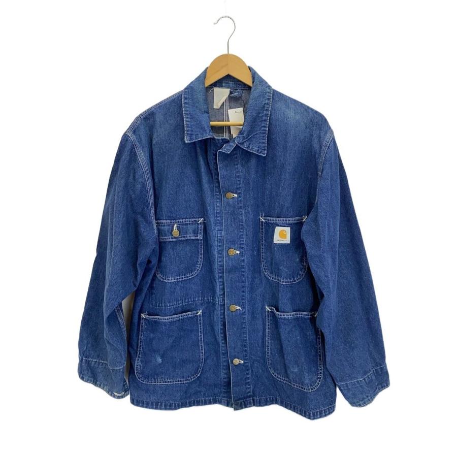 カーハート カバーオール 90s チョアコート デニム Carhartt◇チョアコート/カバーオール/デニム/IDG// : セカンド