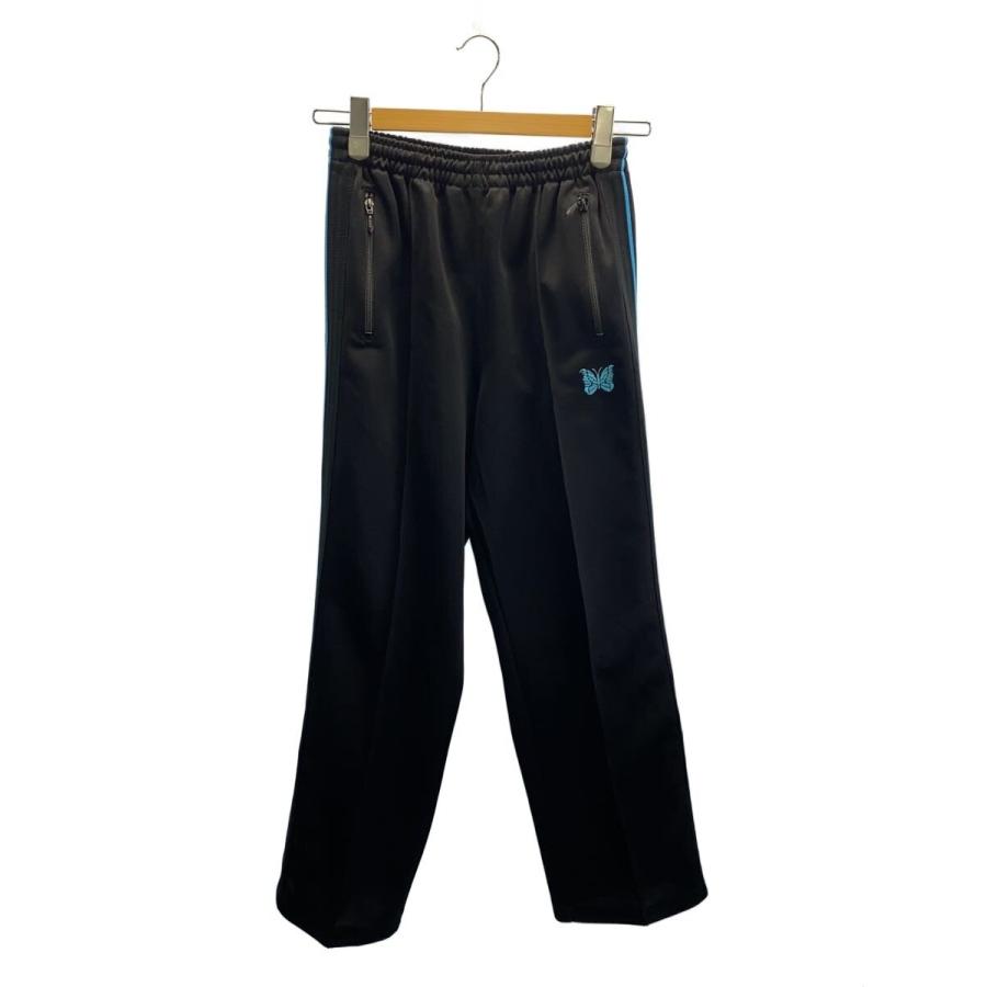 Needles◇23SS/STUDIOUS別注/TRACK PANT/XS/ポリエステル/BLK/無地