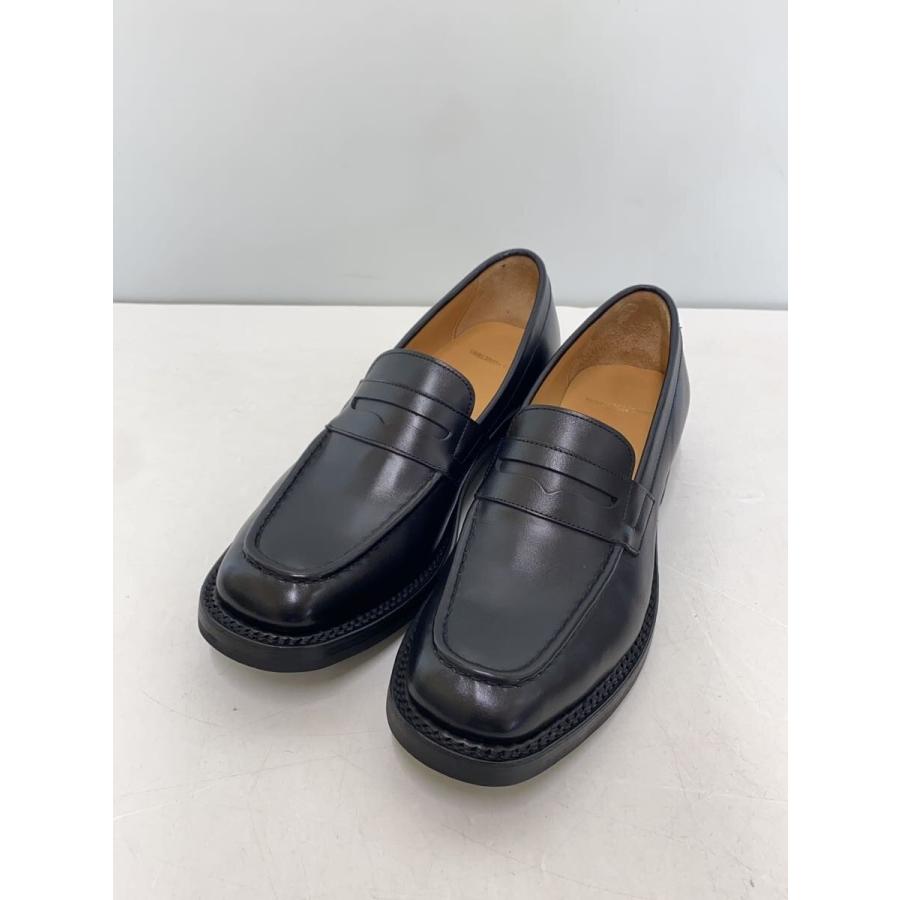 COOTIE◇25AW/Square Toe Penny Loafer/UK8/BLK/レザー/CTE-25A545