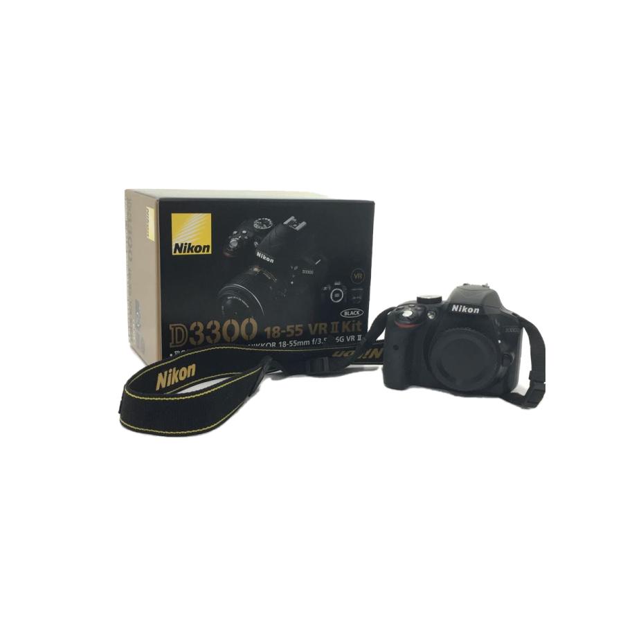 Nikon◇デジタル一眼カメラ D3300 18-55 VRII レンズキット [ブラック