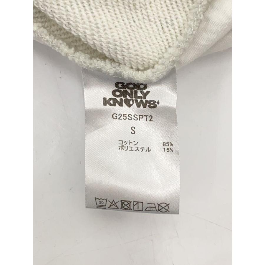 GOD ONLY KNOWS◇25SS/ボトム/SWEAT PANTS/S/コットン/GRY/無地