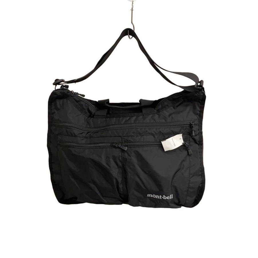 mont-bell◇ショルダーバッグ/BLK/無地/1133112/L.W.ショルダーバッグL
