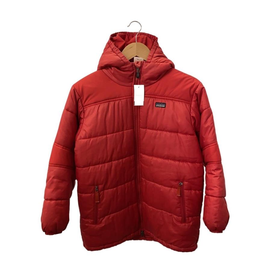 patagonia◇ダウンジャケット/L/ポリエステル/RED/68251f8/キッズ規格L