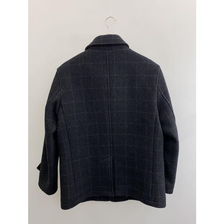 SHIPS◇ピーコート/L/ウール/BLK/114-45-0040/HAMILTON LAMBSWOOL