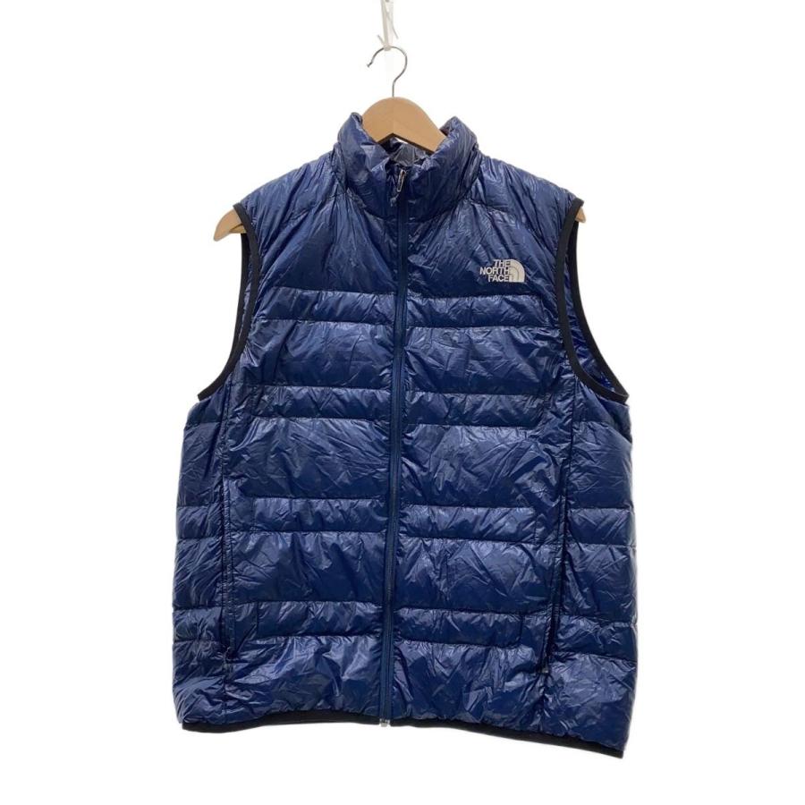 THE NORTH FACE◇LIGHT HEAT VEST_ライトヒートベスト/XL/ナイロン/BLU