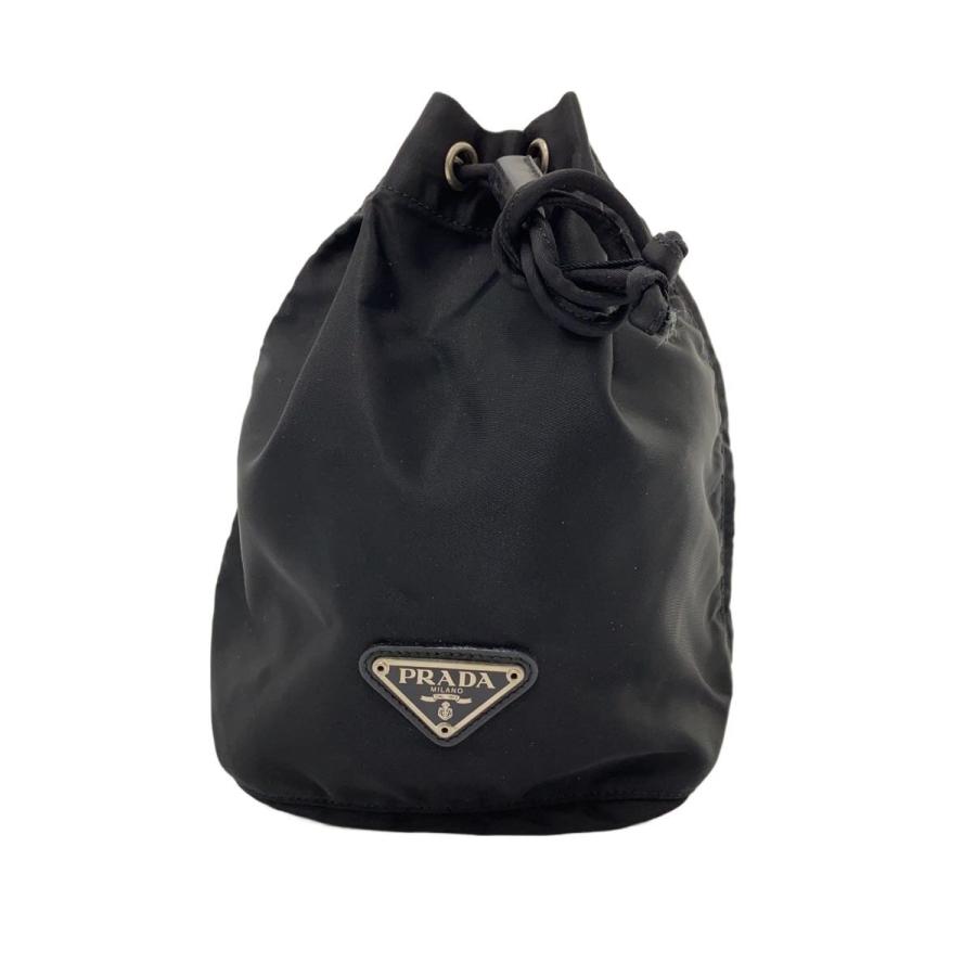 プラダ 巾着バッグ PRADA◇バッグ/巾着バッグ/ハンドバッグ/巾着ポーチ/ : セカンド