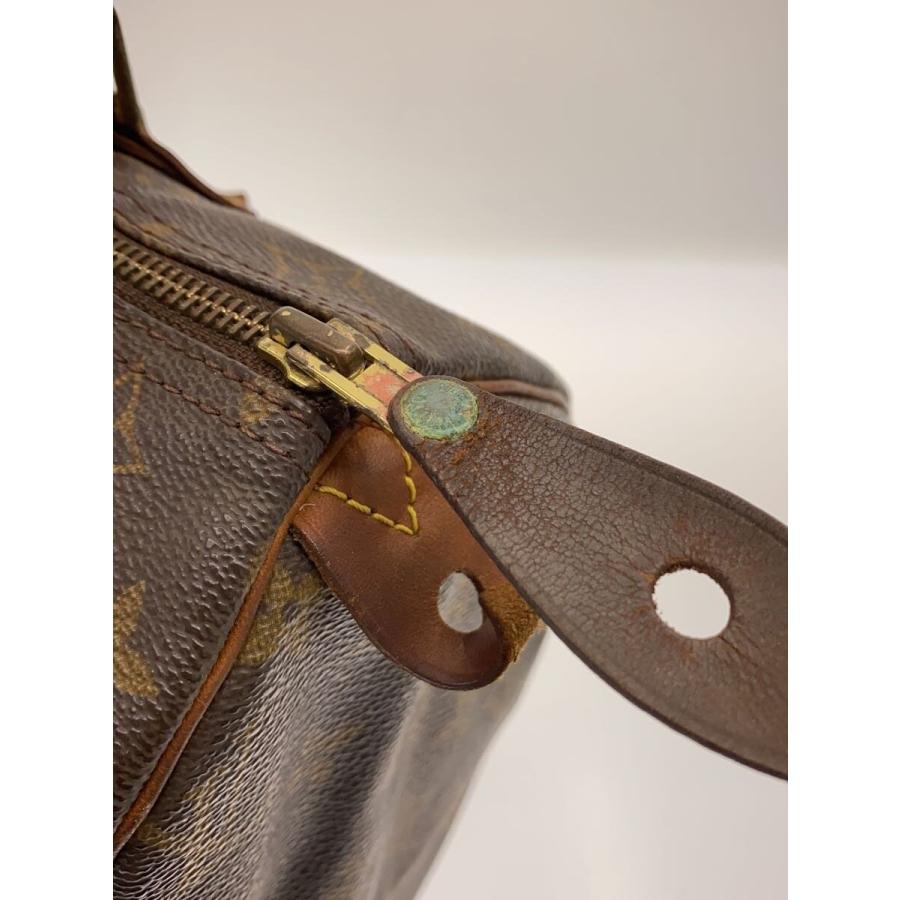 LOUIS VUITTON◇2)スピーディ30_モノグラム・キャンバス/PVC/BRW/総柄