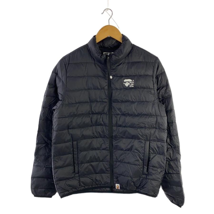 A BATHING APE◇ダウンジャケット/M/ナイロン/BLK/001GDF201014X 