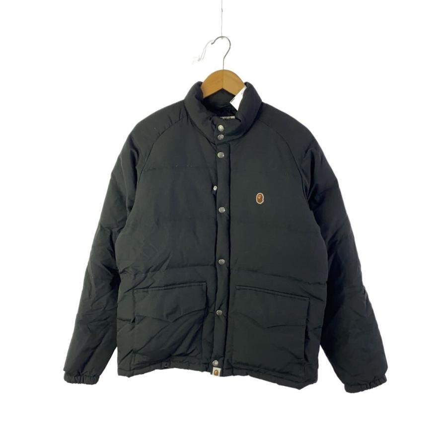 A BATHING APE◇ダウンジャケット/XL/ナイロン/BLK/001GDG201007X