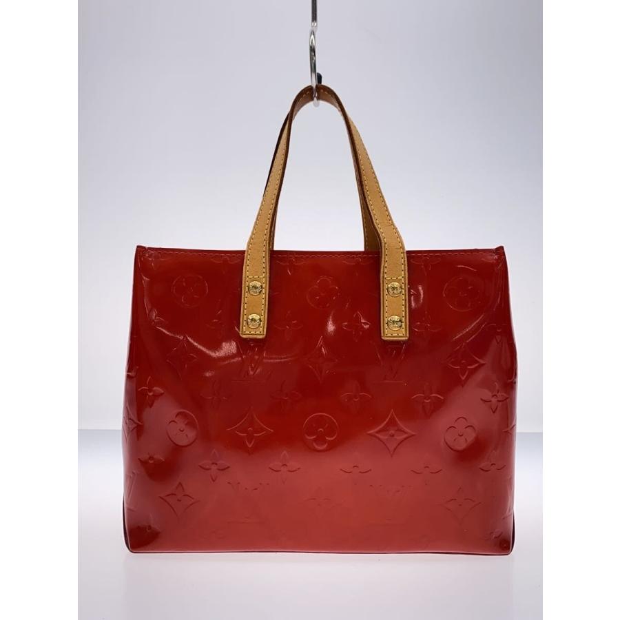 LOUIS VUITTON◇リードPM_モノグラム・ヴェルニ/エナメル/RED
