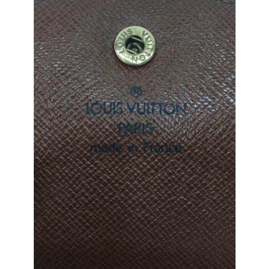 LOUIS VUITTON◇ポルト・モネ・グゼ_モノグラム_BRW/PVC/BRW/M61970