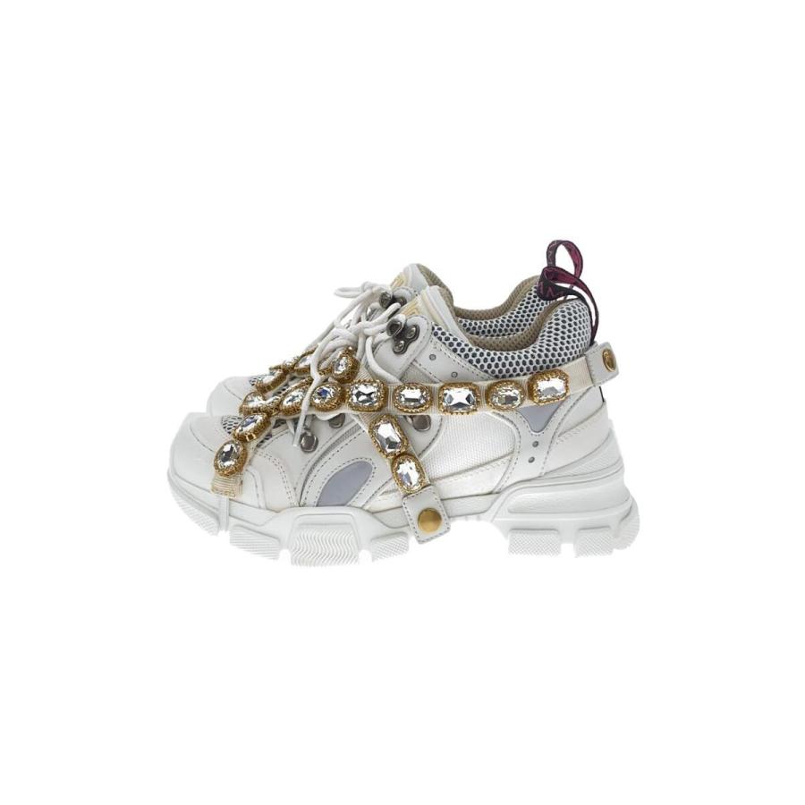 GUCCI◇ダッドスニーカー/ビジュー/スタッズ/36.5/WHT/541445 GUCCI◇ダッドスニーカー/ビジュー/スタッズ/36.5/WHT/541445