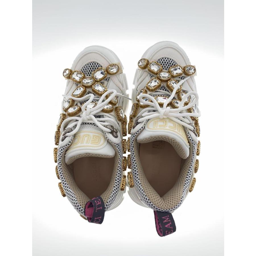 GUCCI◇ダッドスニーカー/ビジュー/スタッズ/36.5/WHT/541445 GUCCI◇ダッドスニーカー/ビジュー/スタッズ/36.5/WHT/541445