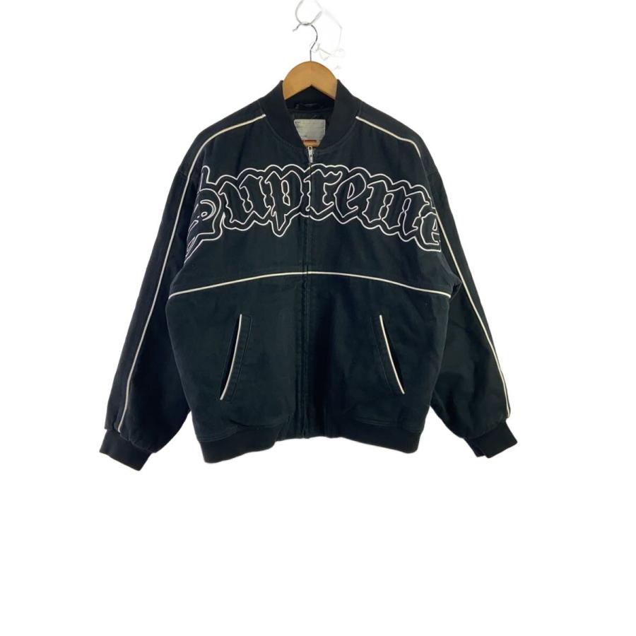 Supreme◇スタジャン/M/コットン/BLK : セカンドストリートYahoo!店