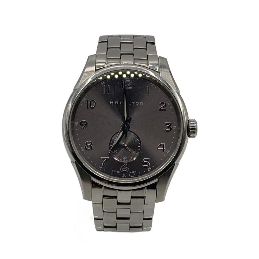 HAMILTON アナログ腕時計 シルバー H384110 HAMILTON◇クォーツ腕時計/アナログ/ステンレス/GRY/SLV/SS/H384110