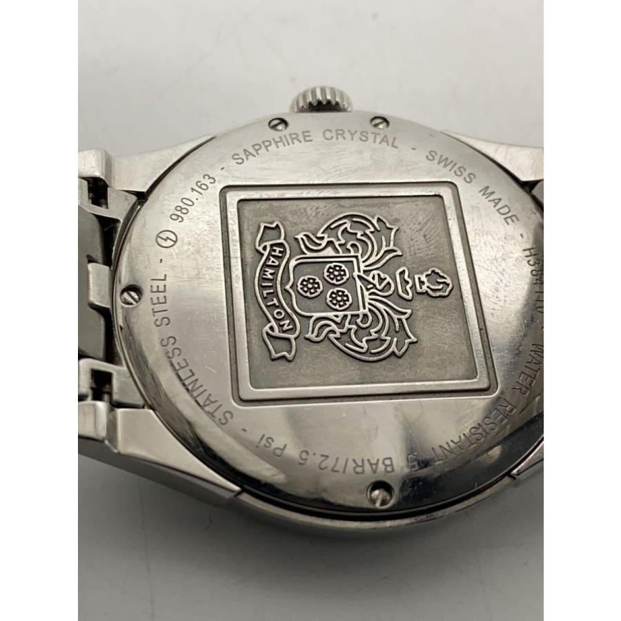 HAMILTON アナログ腕時計 シルバー H384110 HAMILTON◇クォーツ腕時計/アナログ/ステンレス/GRY/SLV/SS/H384110