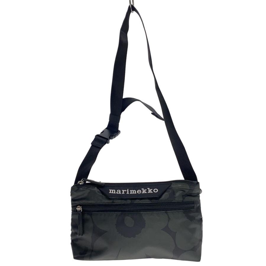 marimekko◇ショルダーバッグ/ナイロン/BLK/総柄 : セカンドストリート