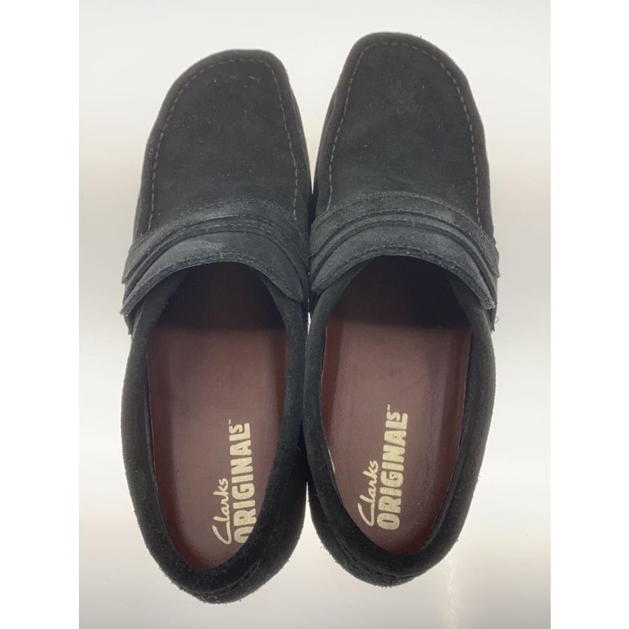 Clarks◆シューズ/WallaLoaferGTX Black Sde/27cm/BLK/スウェード/261779917090